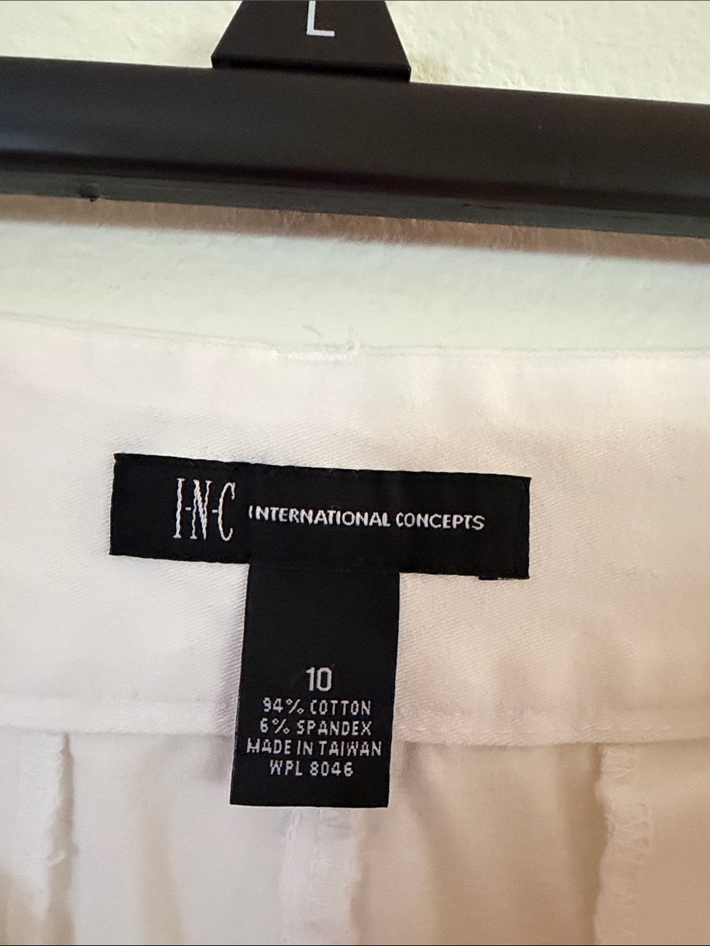 INC International Concepts Cream Tailored Bermuda Shorts - Picture 3 of 4